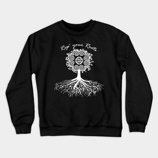 Rep Your Roots (Dark Colored Tee) Crewneck Sweatshirt by VANH